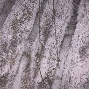 Triangle gold necklace